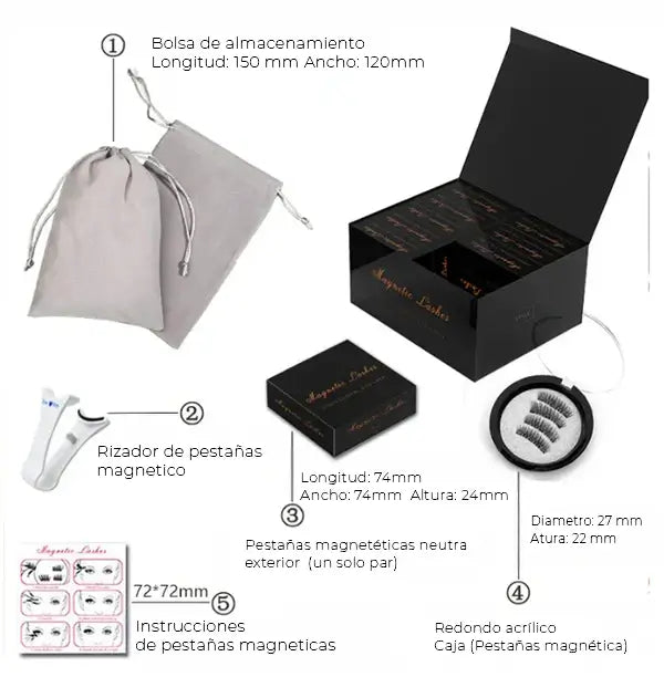 Belentina™ - Pestañas magnéticas